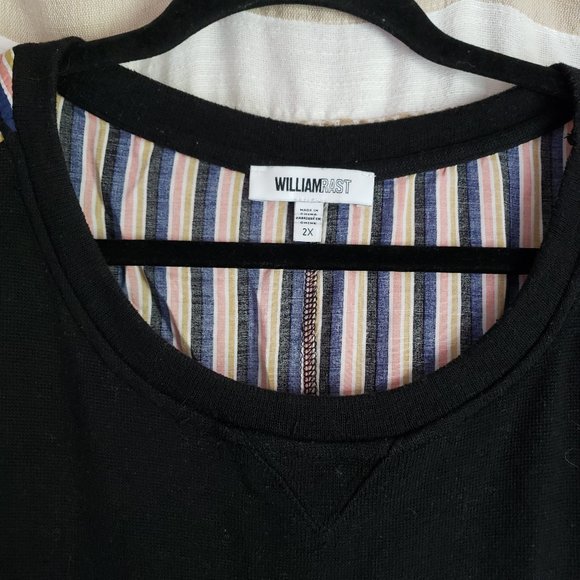 William Rast | Keyhole Tie Back Striped Sweater - Picture 6 of 8